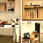Our 1442 Jet Lathe Station - complete with turning chisels and sharpening!