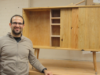 david-with-his-storm-salvaged-maple-credenza