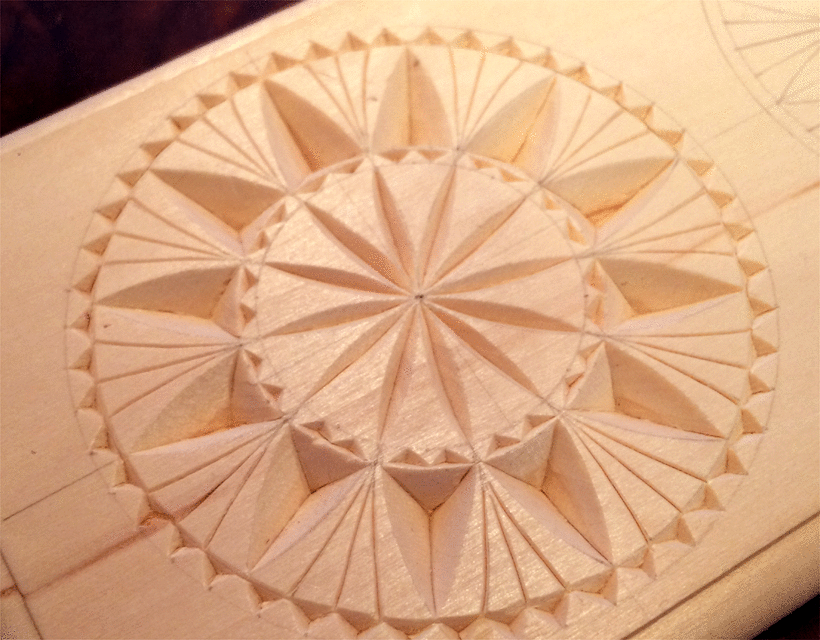 Intermediate Chip Carving Designing and Carving Rosettes